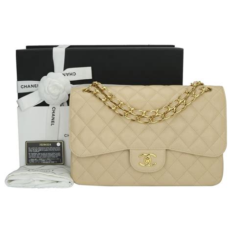 chanel classic beige clair|CHANEL Beige Claire Jumbo Classic Flap Review.